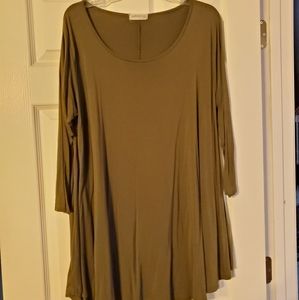 Olive green tunic